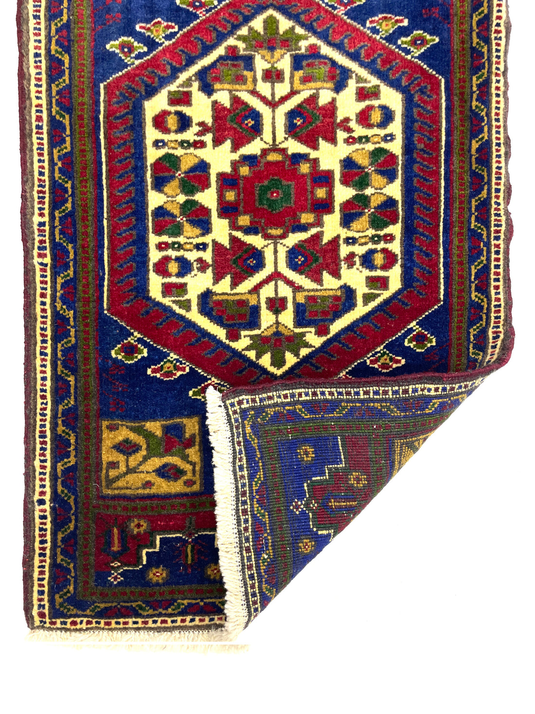 Vintage Anatolian Small Rug 60 cm x 112 cm (2 FT X 3'7” FT) - Y010059