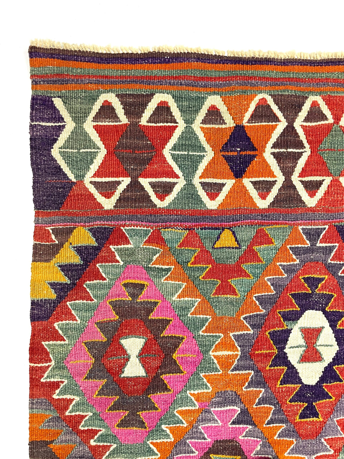 Vintage Barak Kilim Rug 155 cm x 271 cm (5’1” FT X 8’9” FT) - 0030001