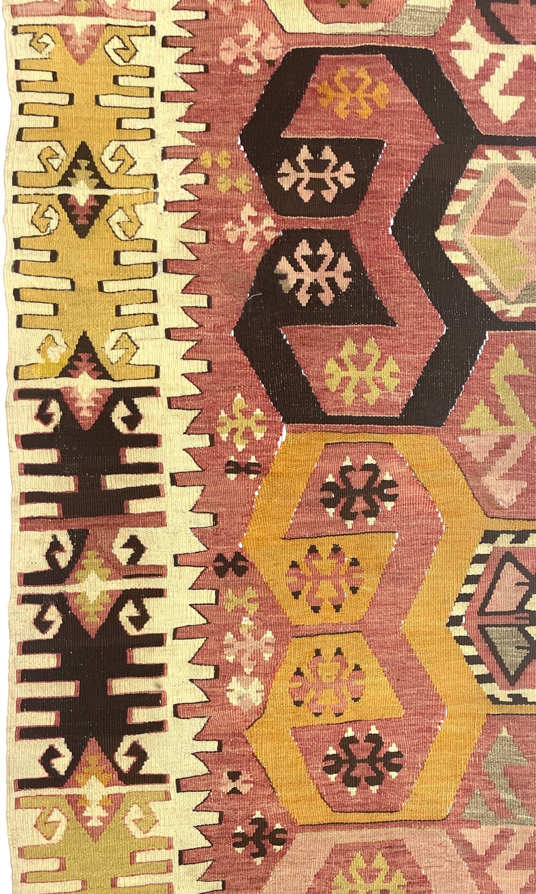 Vintage Esme Kilim Runner 105 cm x 317 cm (3’5” FT X 10'4" FT) - R010002