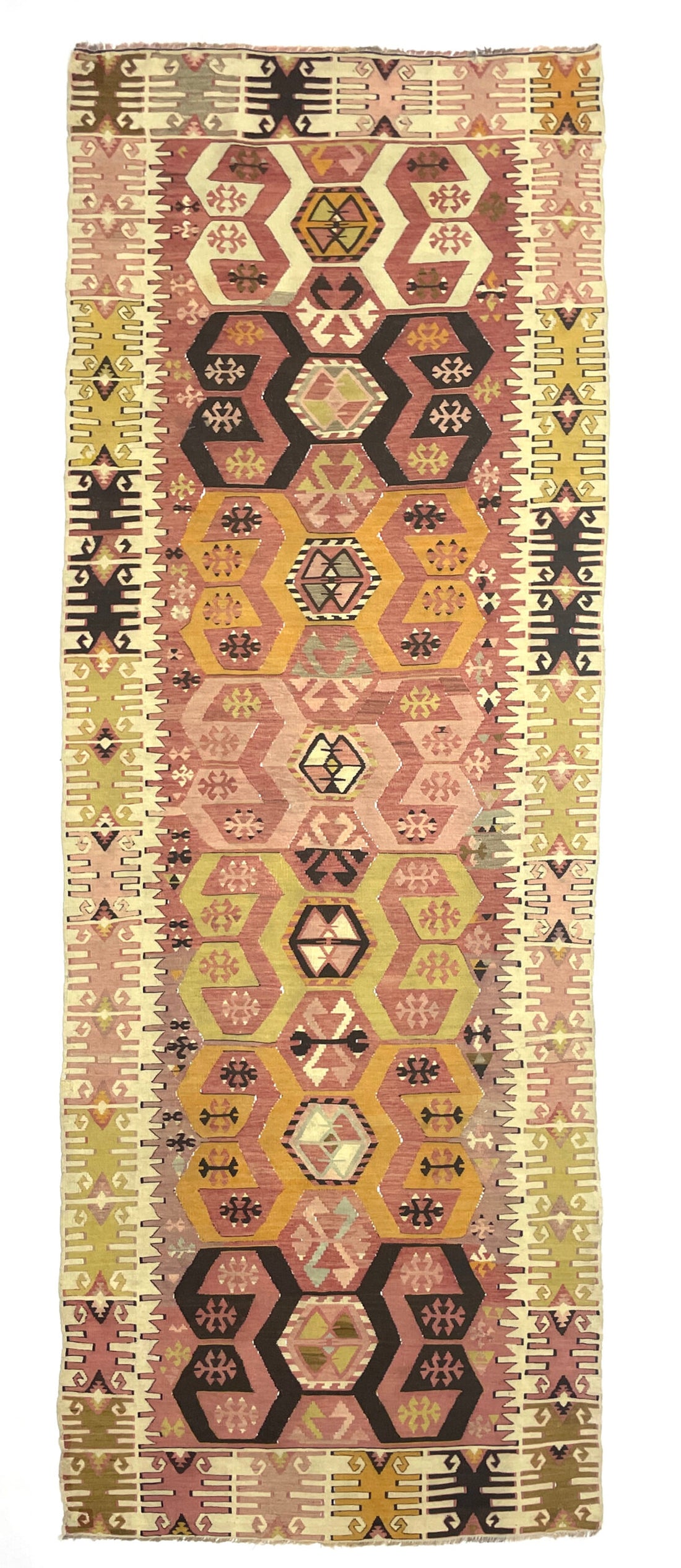 Vintage Esme Kilim Runner 105 cm x 317 cm (3’5” FT X 10'4" FT) - R010002