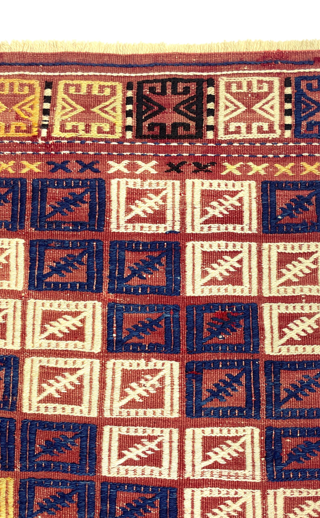 Vintage Jijim Kilim Rug 155 cm x 210 cm (5’1” FT X 6’9” FT) -  0020027