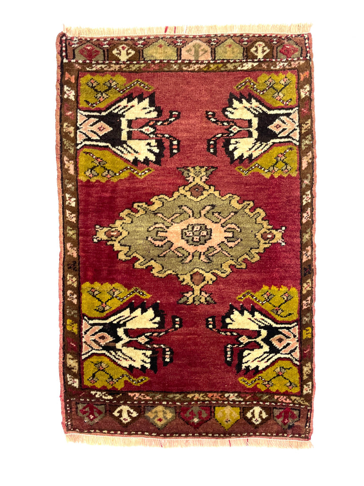 Vintage Mini Bathroom Rug 48 Cm X 85 Cm (1’6″ FT X 2’8″ FT) – Y010056