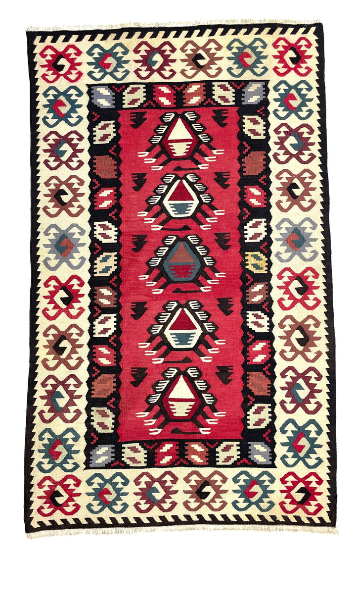 Vintage Şarköy Kilim Rug 78 cm x 130 cm (2’6” FT X 4’3” FT) - 0010011