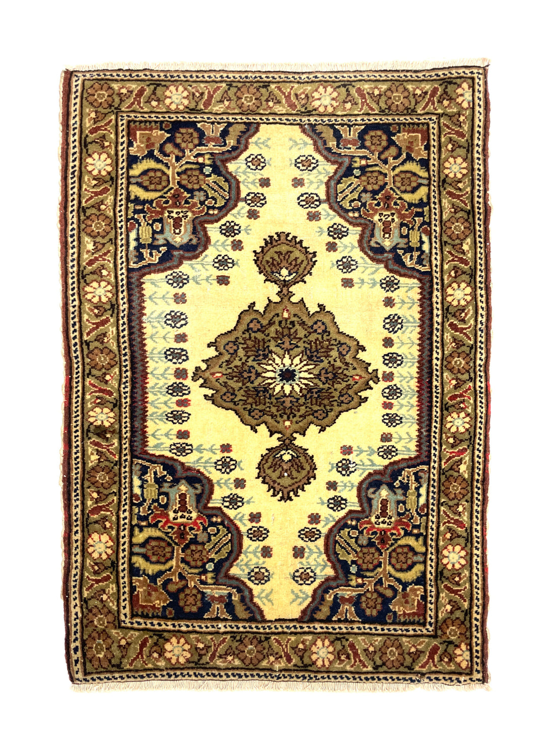 Vintage Small Kayseri Rug 61 Cm X 95 Cm (2 FT X 3'1" FT) – Y010039