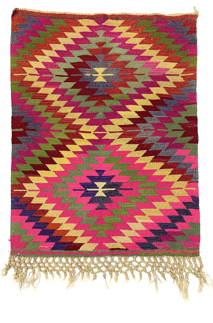 Vintage Tavas Kilim Rug 82 cm x 115 cm (2’7” FT X 3’7” FT) - 0010014