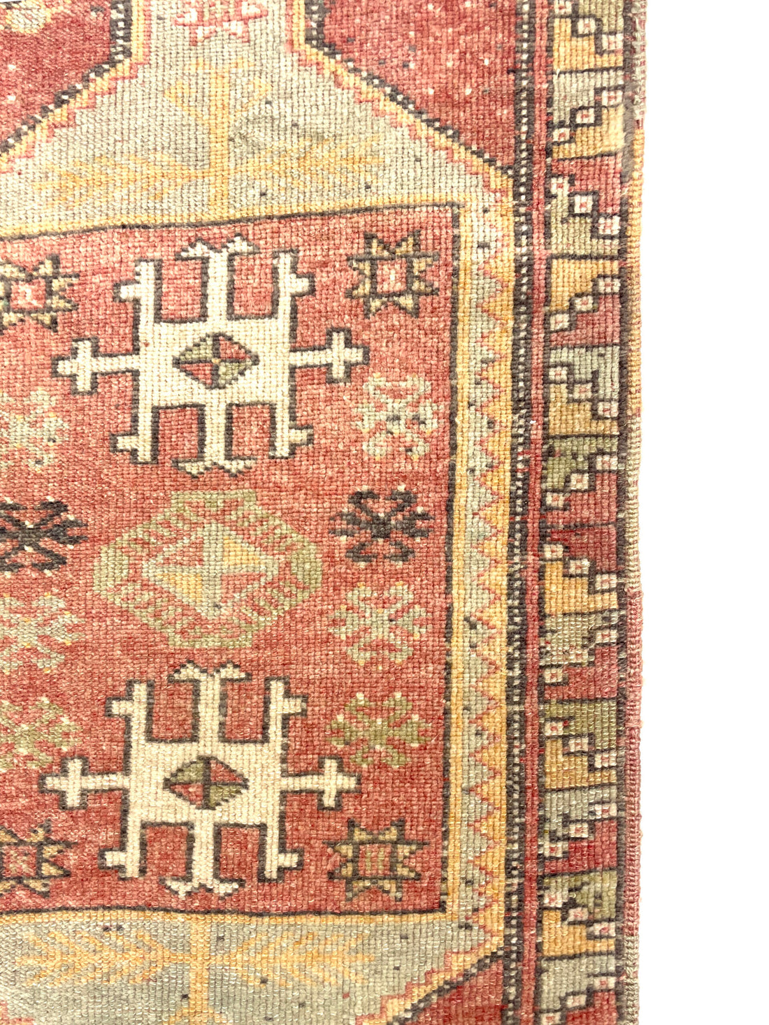 Vintage Turkish Hand-Knotted Rug 54 Cm X 95 Cm (1'8" FT X 3'1" FT) – Y010035